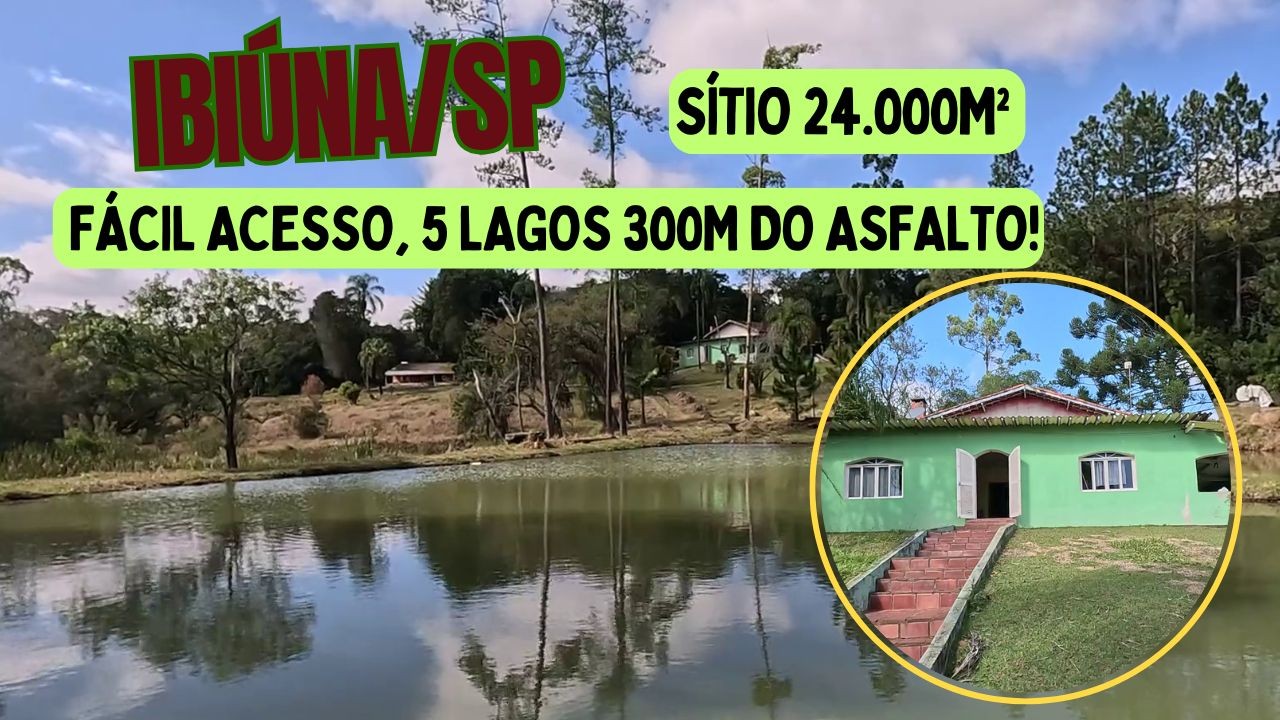 Sítio, 3 quartos, 2 hectares - Foto 1